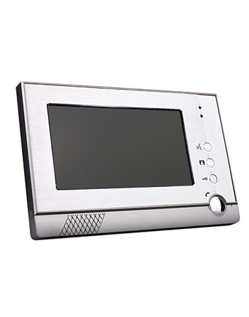 Three 7 Inch MonitorColor Video Door Phone System(2Alloy Weatherproof Cover Camera)