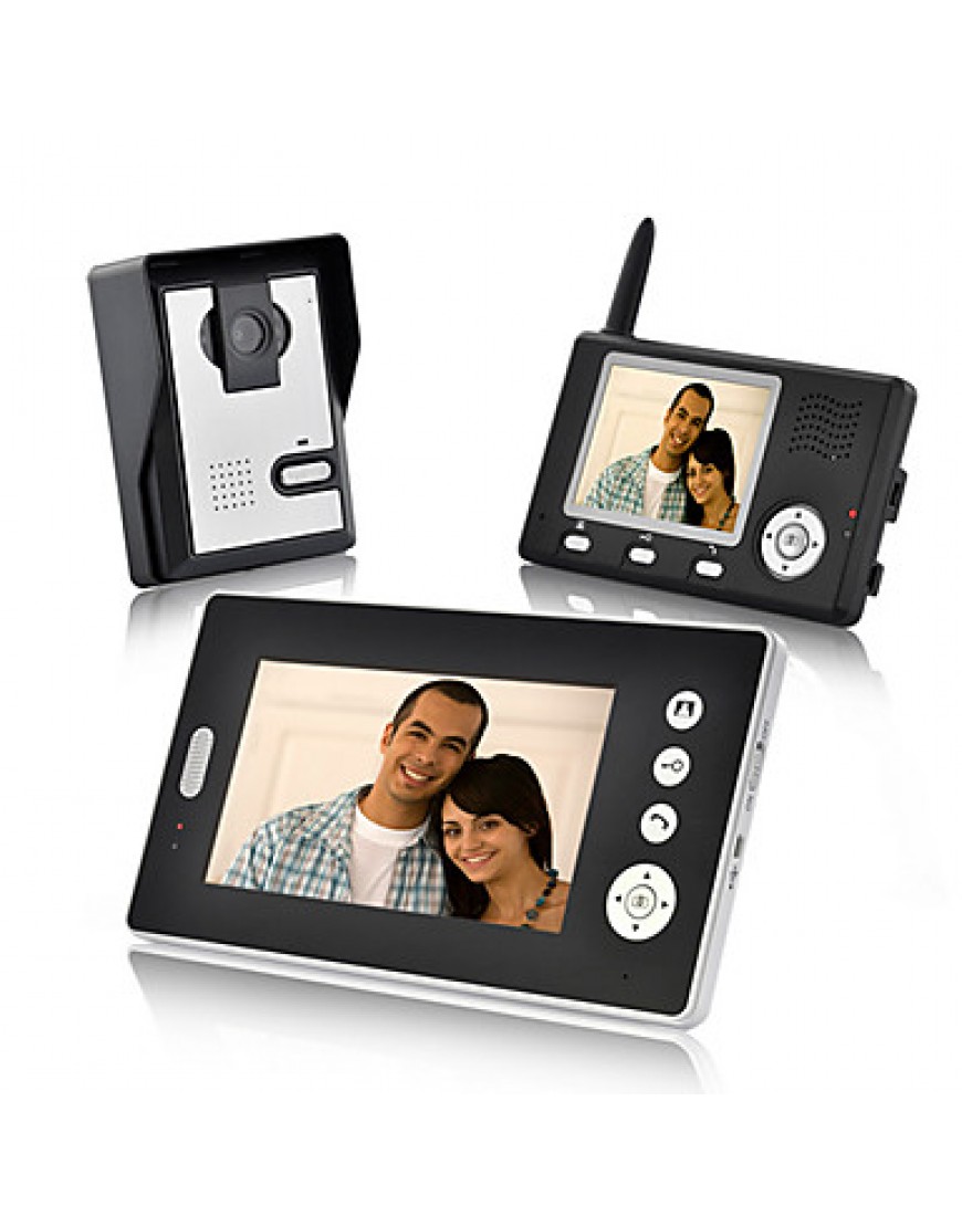 Wireless Video Door Phone with Dual Receivers