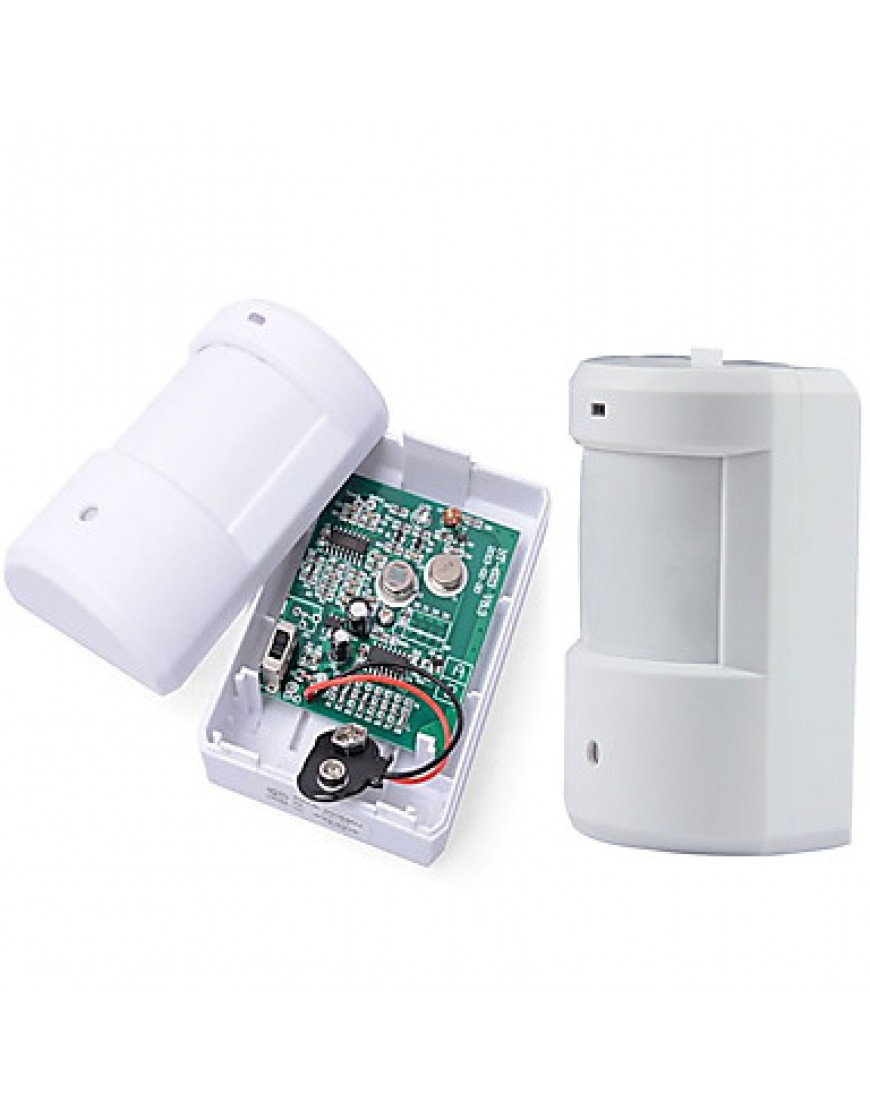 Exterior Courtesy Door Bell Alarm Chime Doorbell Wireless Infrared Monitor Sensor Sensitive Detector Welcome Entry Music Bell 2 Transmitters 1 Receive