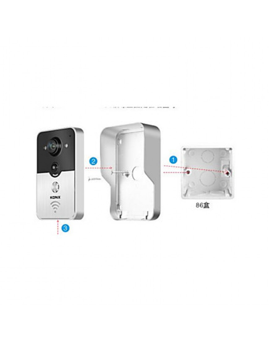 Smart Home Phone Remote Wireless Video Doorbell Intercom Wifi