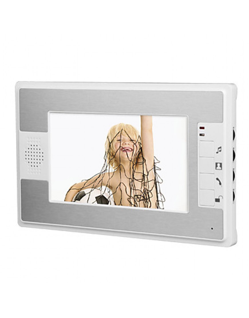 7 Inch Video Door Phone Doorbell Intercom Kit 2-camera 1-monitor Night Vision