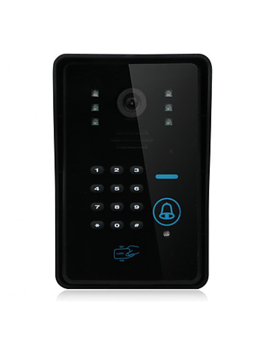 Touch Key 7 Lcd RFID Password Video Door Phone Intercom System Wth IR CameraAccess Control System