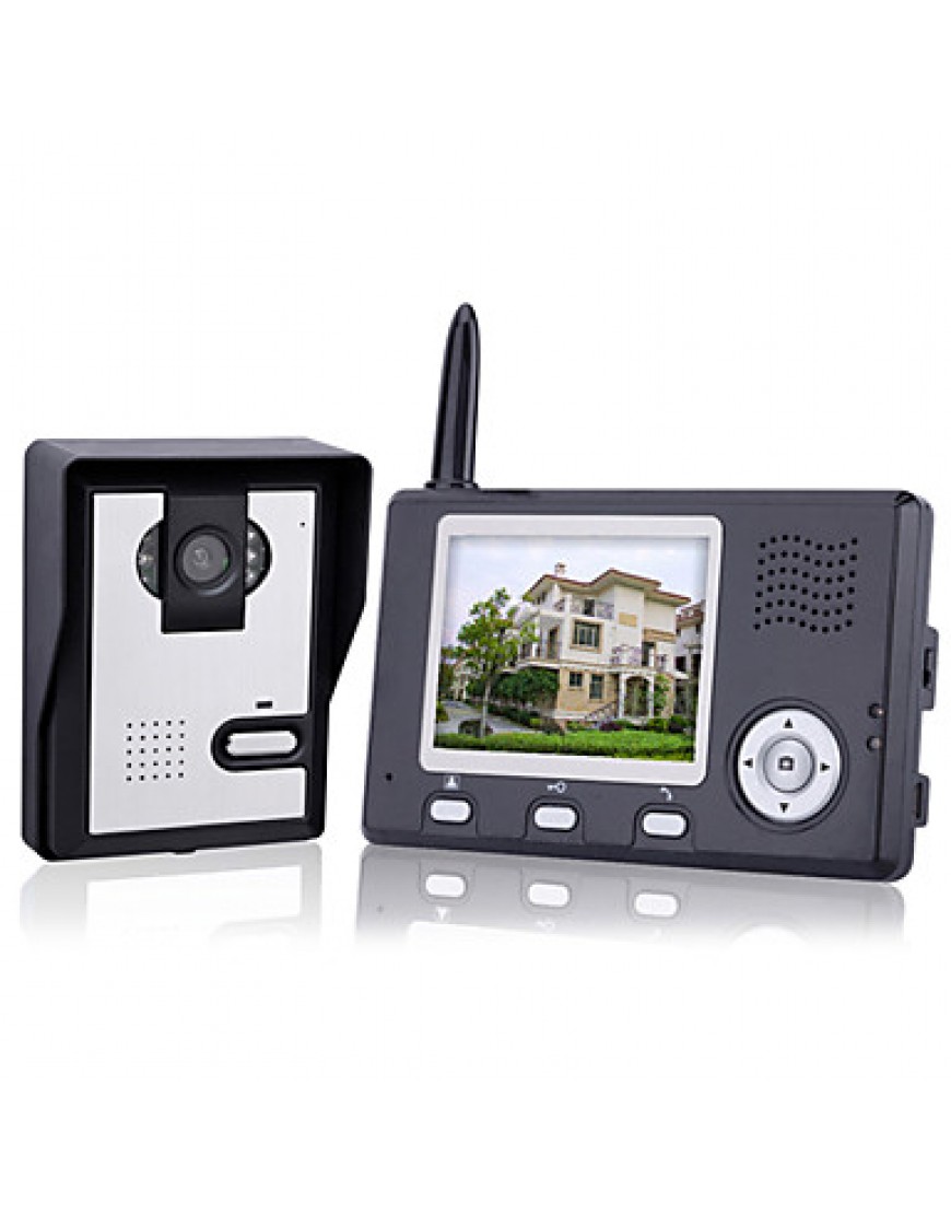 Wireless Night Vision Camera + 3.5 Inch Door Phone Monitor