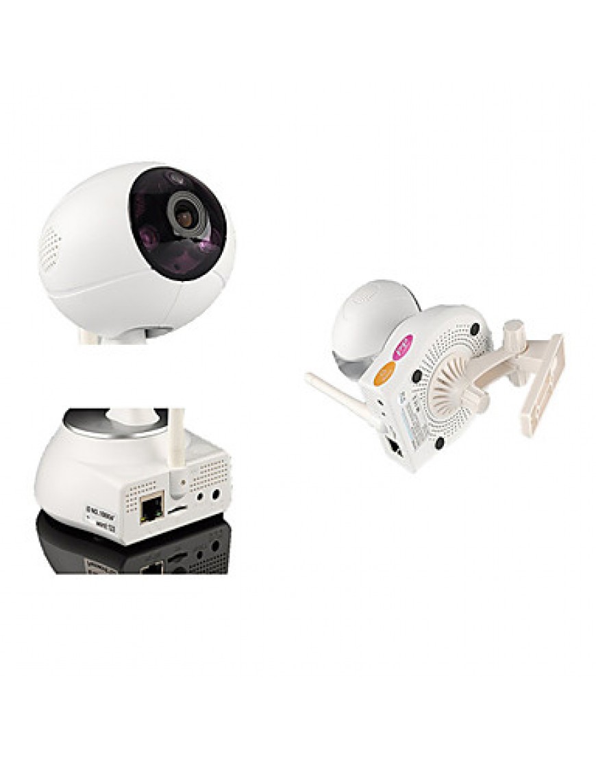 Wireless IP IR PTZ Surveillance Camera with 6pcs Wireless Alarm Detector, Motion Detection, APP SV-VPC2K4