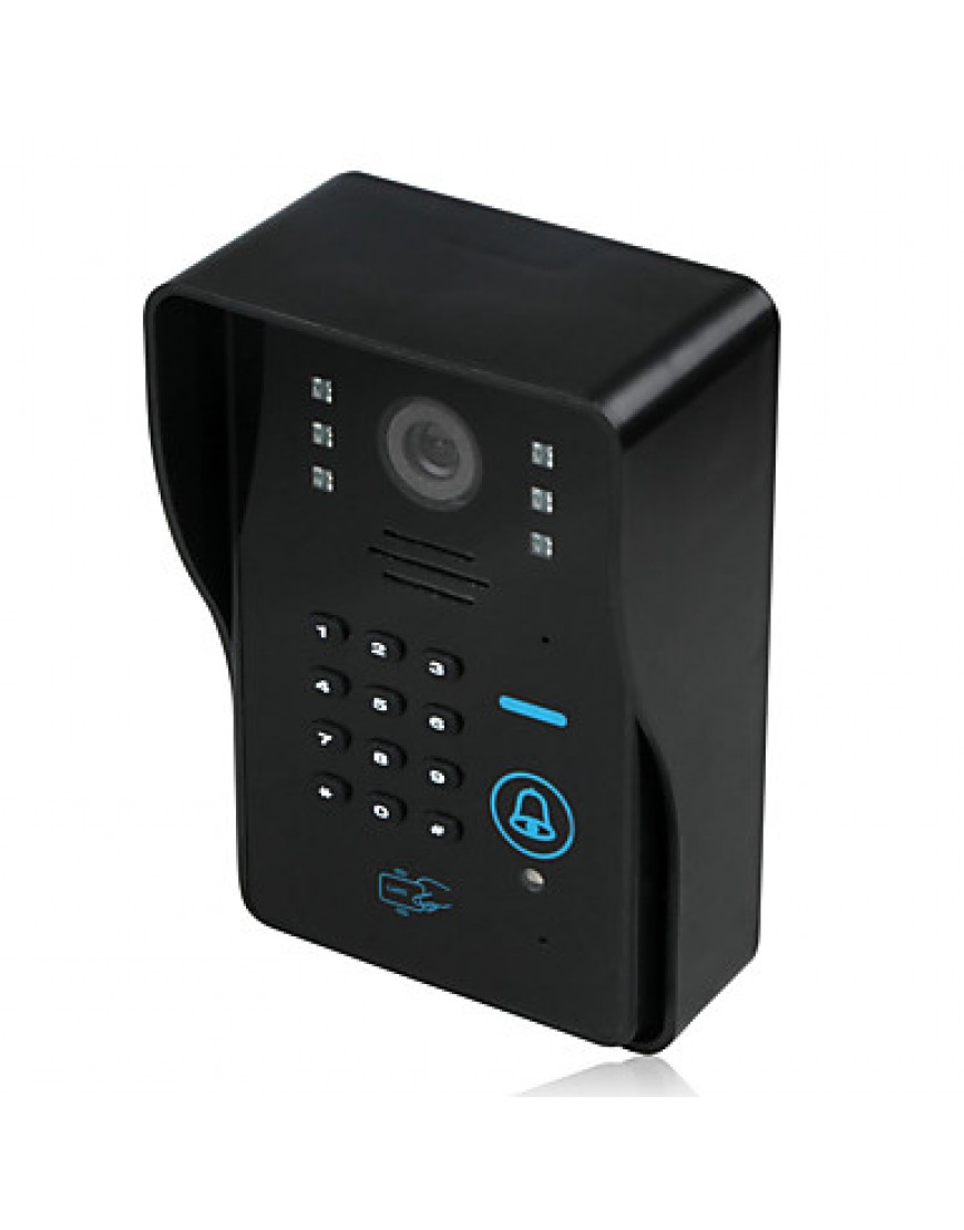 Touch Key 7 Lcd RFID Password Video Door Phone Intercom System Wth IR CameraAccess Control System