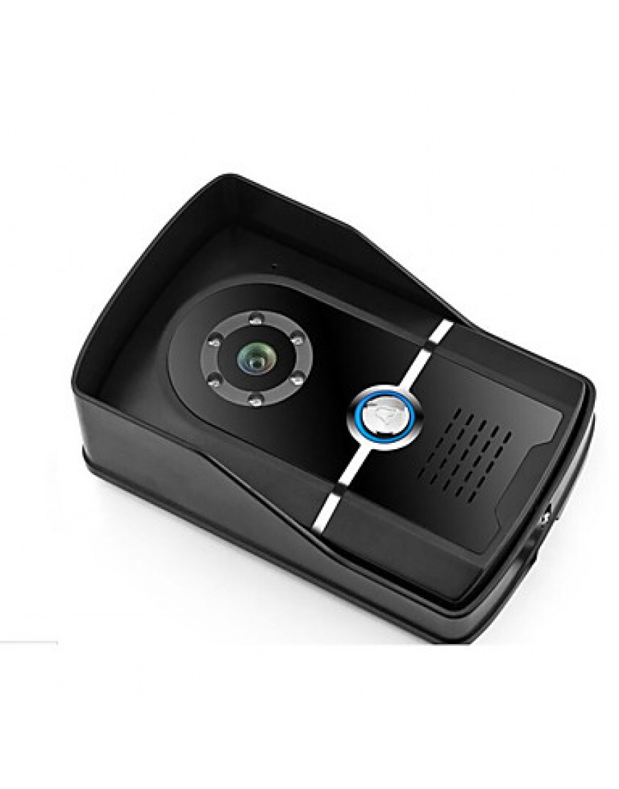 As of 7 Inch Waterproof Two-Way Visual Intercom Doorbell Remote Unlocking Night Vision