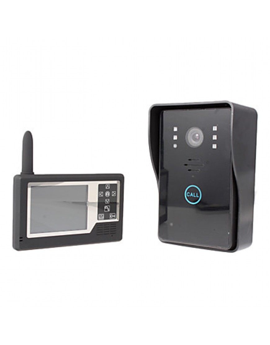 3.5" TFT Color Display Wireless Waterproof Video Intercom Doorbell Door Phone Intercom System