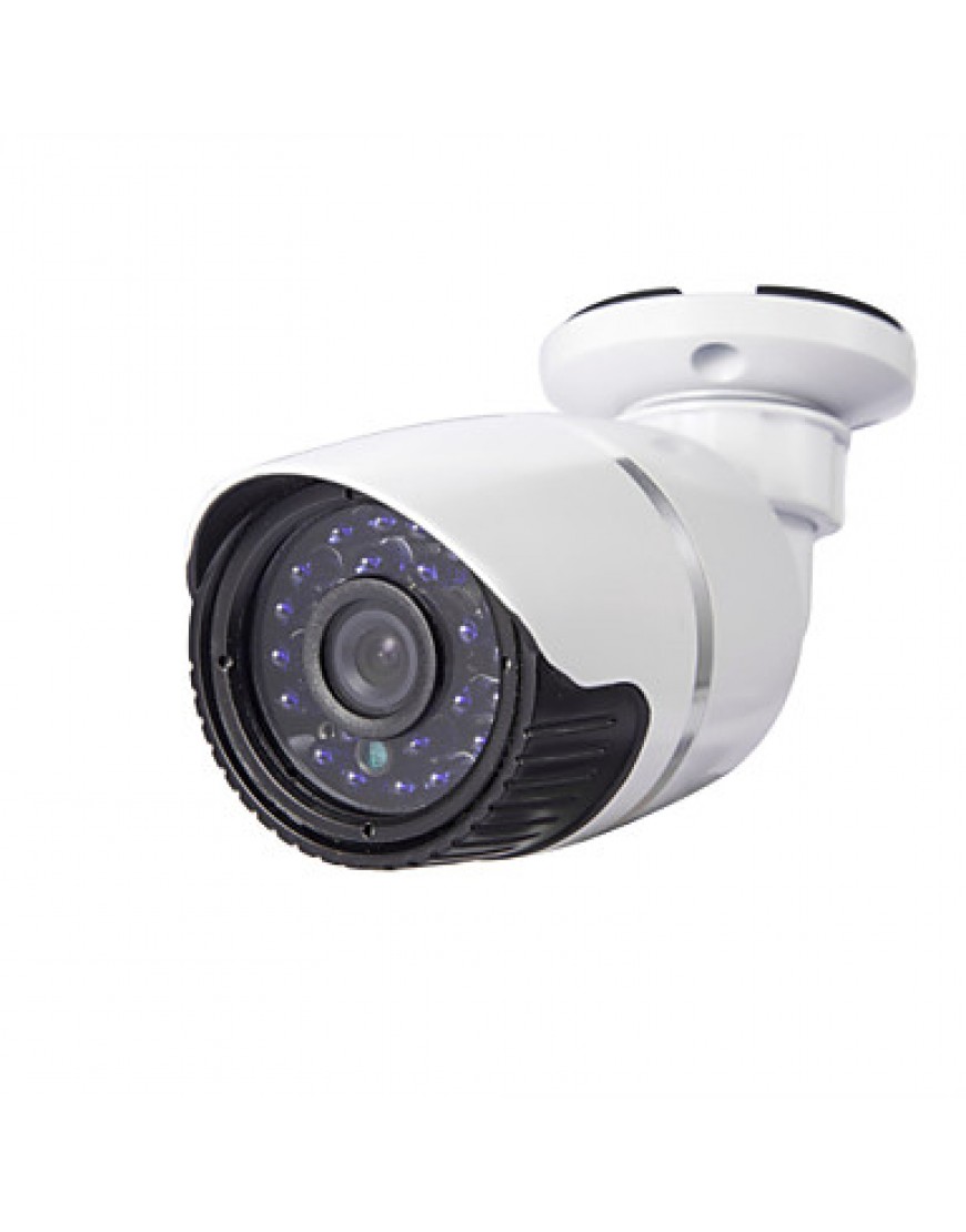 Bullet IP Network Internet Surveillance Camera 1.3MP IR-cut (24-IR LED)