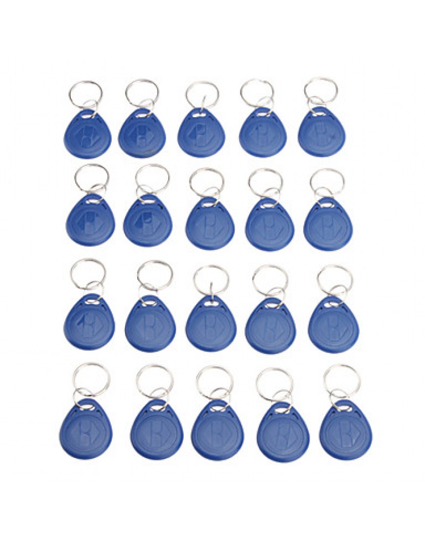 20 Pcs Writeble RFID Keychain Card(Fob Tag EM Format)