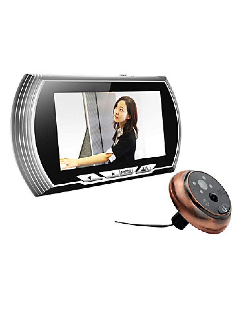 4.3 LCD Color Screen Doorbell Viewer Digital Door Peephole Viewer Camera Door Eye Video record 140 Degrees Night vision