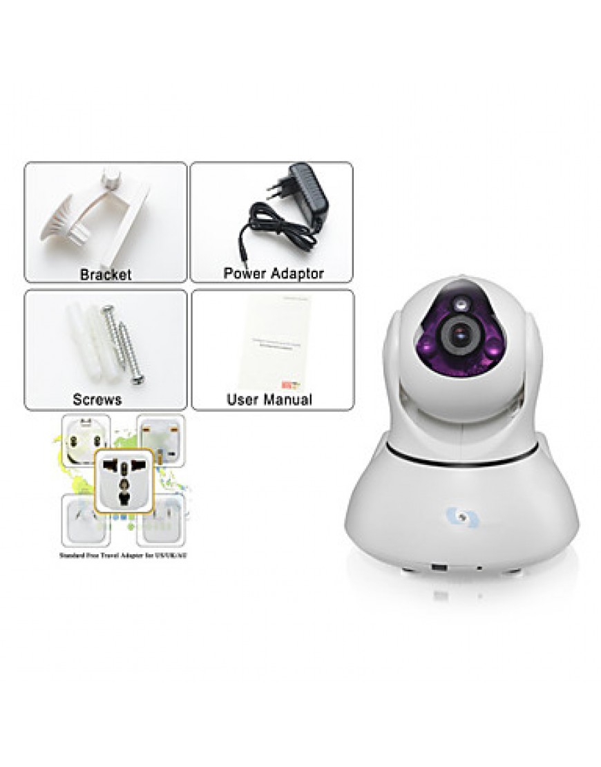 HD WIFI IP Video Camera Alarm, support 64pcs Wireless Alarm sensors, Night Vision and Andriod & IOS APP SV-VPC2EK4