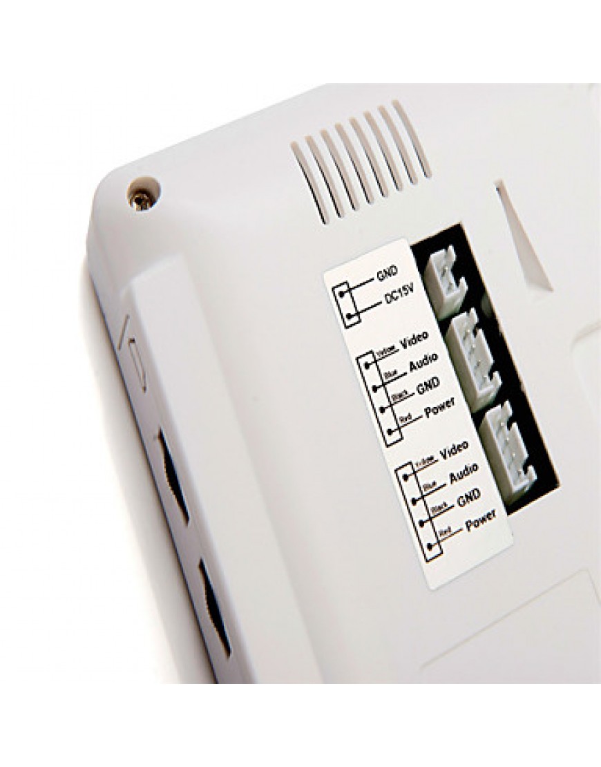High Definition Camera Multi Apartment Video Door Phone Intercom System 1 Camera with 2 Monitors