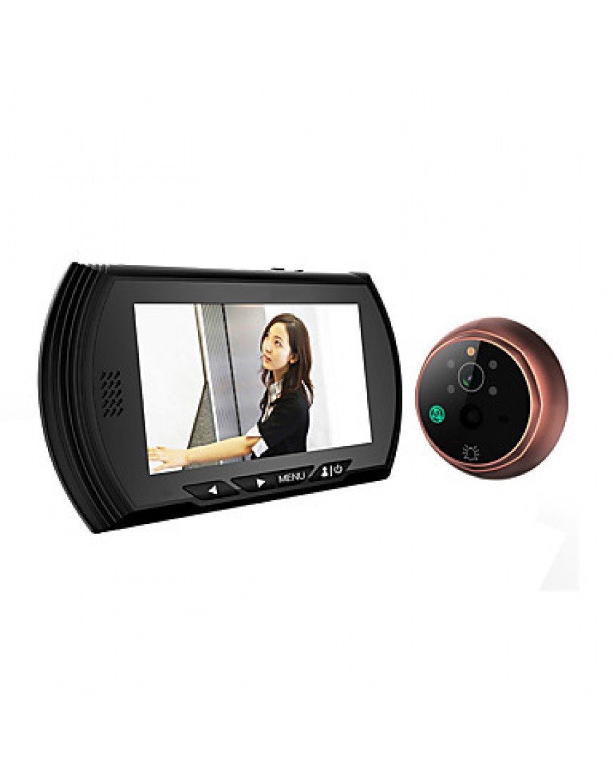 4.3 LCD Color Screen Doorbell Viewer Digital Door Peephole Viewer Camera Door Eye Video record 140 Degrees Night vision