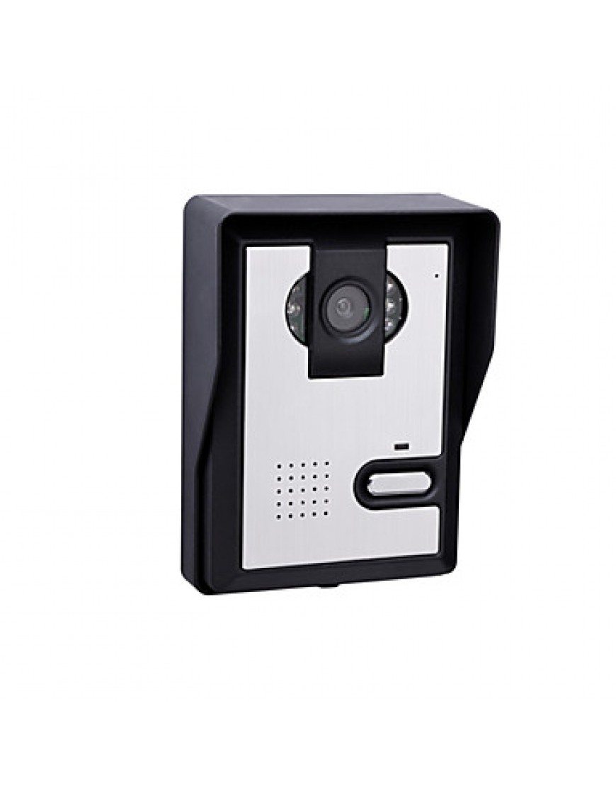 Wireless Night Vision Camera with 7 Inch Door Phone Monitor (1camera 4 monitors)