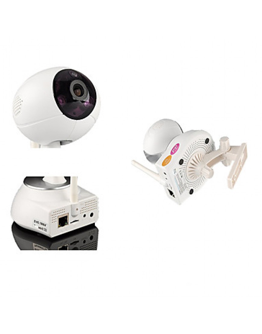 Wireless IP PTZ Surveillance Camera with 4pcs Wireless Alarm Detectors, Motion Detection, Baby Monity SV-VPC2K3