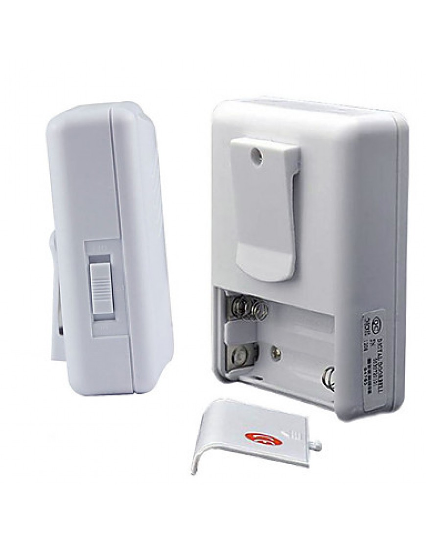 Exterior Courtesy Door Bell Alarm Chime Doorbell Wireless Infrared Monitor Sensor Sensitive Detector Welcome Entry Music Bell 2 Transmitters 1 Receive