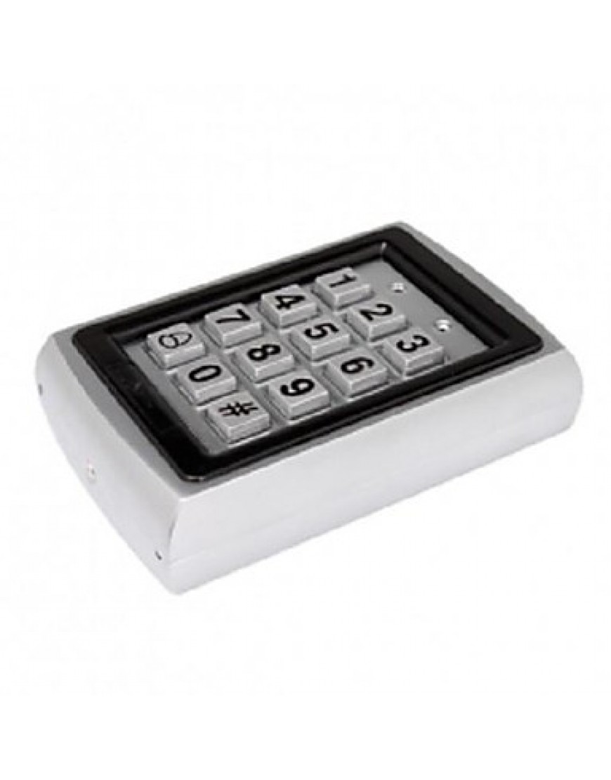 Metal Chrome Access Control Stand-Alone Single Door System Built-in Card Reader And Password Keypad