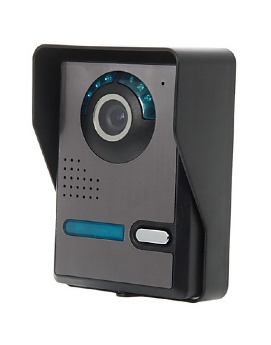7 Inch Video Door Phone Doorbell Intercom Kit 1-camera 2-monitor Night Vision