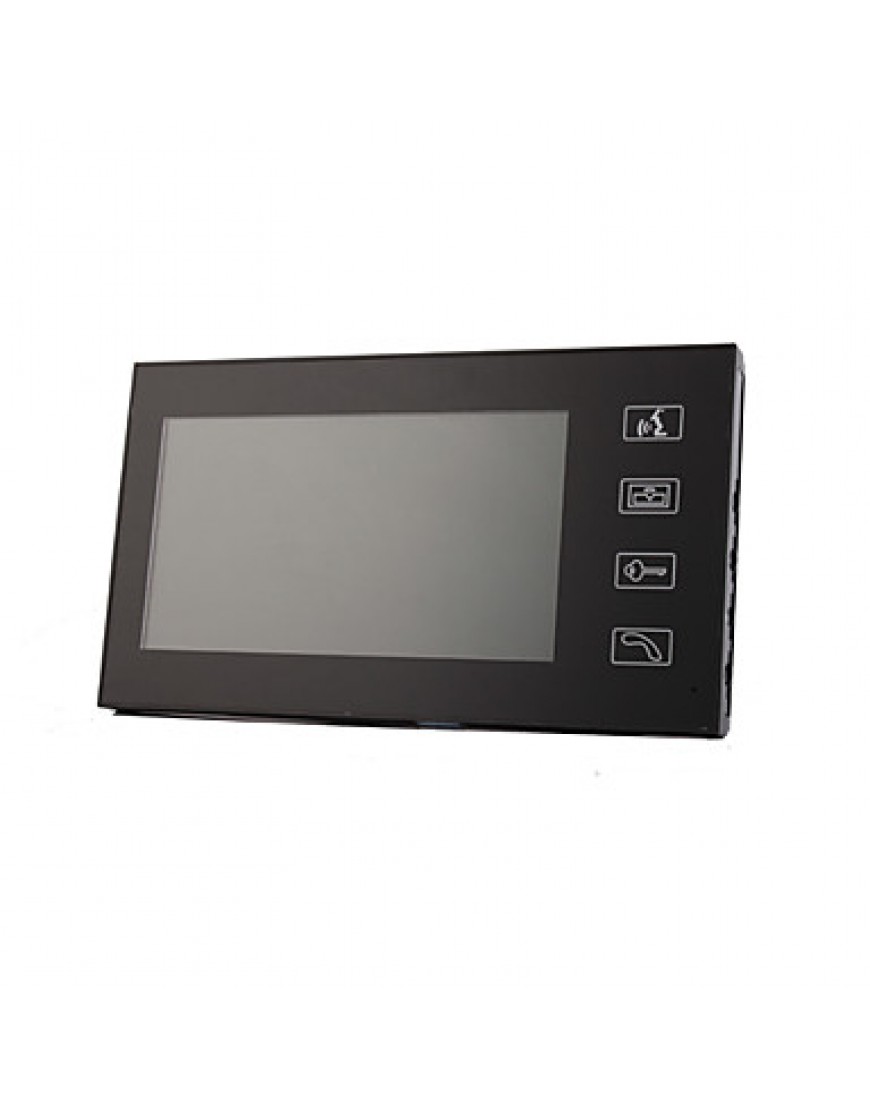 7 Inch TFT LCD Video Doorwith Touch key (1 Camera with 2 Monitors)