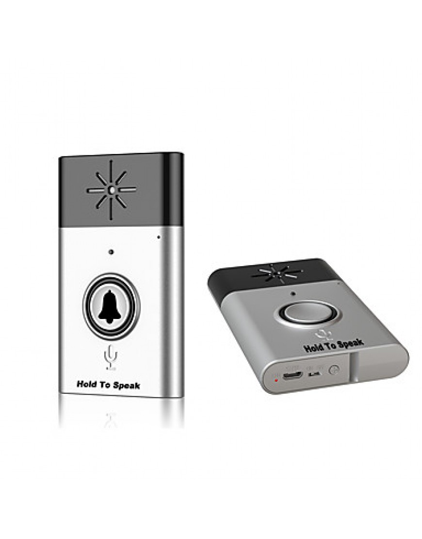 Wireless voice intercom door-bell ABS Non-visual doorbell Wireless Doorbell Systems