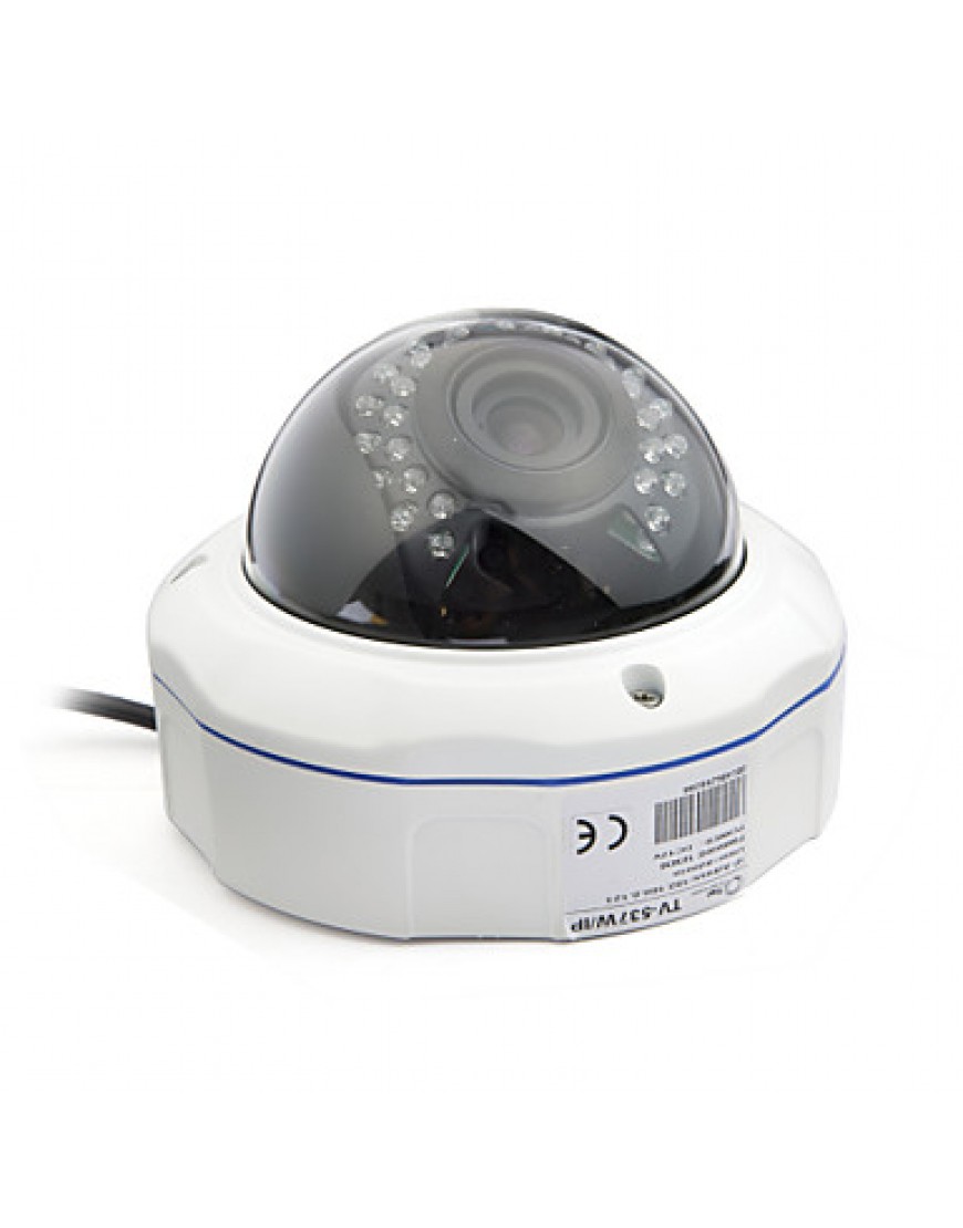 IPc-537/T13 Dome IP Network Camera 1.3MP Wi-Fi Protected Setup Waterproof