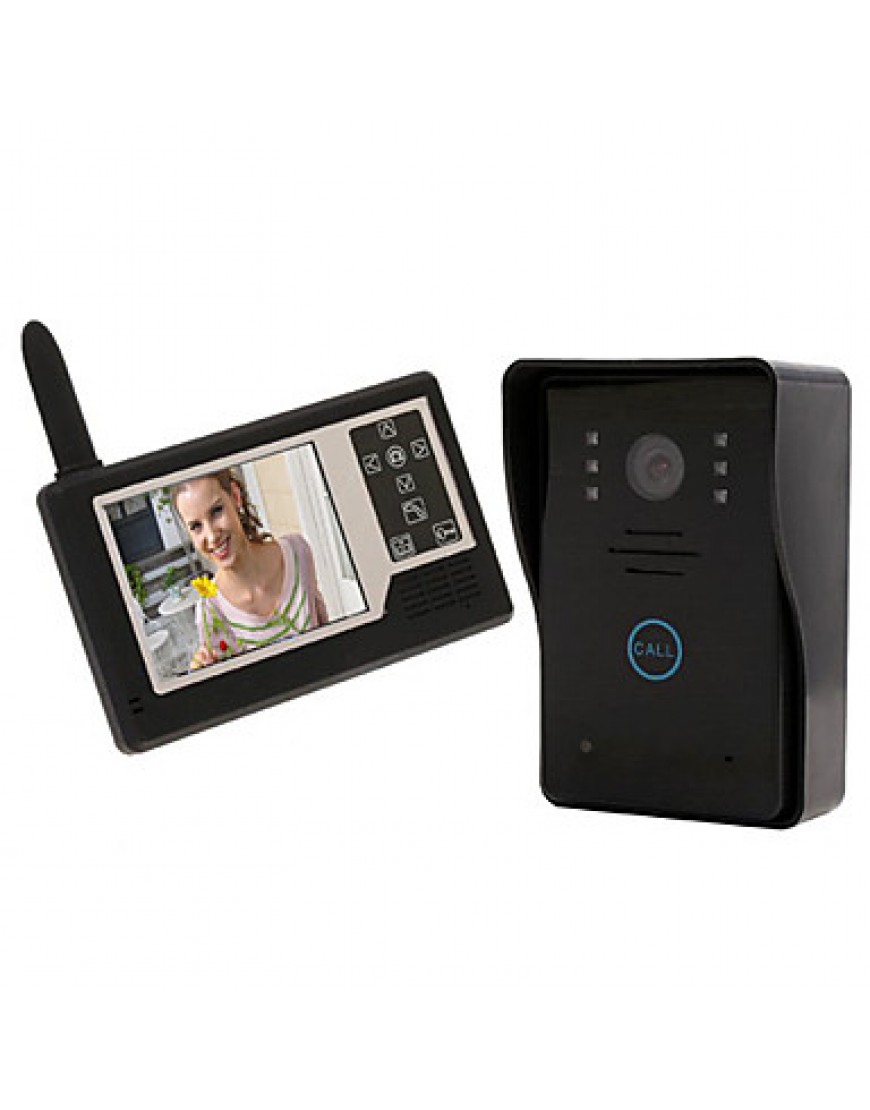 3.5" TFT Color Display Wireless Waterproof Video Intercom Doorbell Door Phone Intercom System