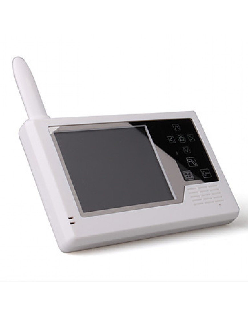 3.5" TFT Digital Screen Wireless Video Door (1 Camera with 2 Monitors, Rechargeable Battery)