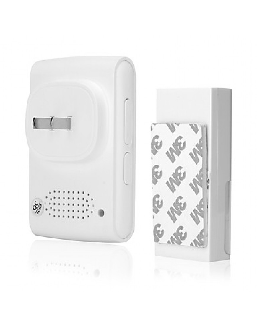 F-618 Wireless Kinetic Battery Free Doorbell With LED Flashing Light and Long Operation Distance